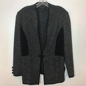 Ming wang knit jacket sz L
